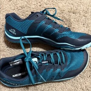 Merrell Women's Blue and Dark Blue Athletic Shoes